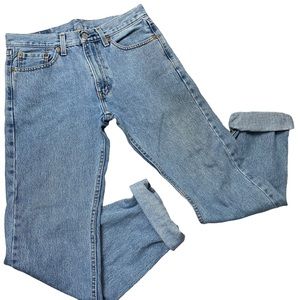 Levi’s 505 | High Rise Classic Wash 100% cotton straight Jeans